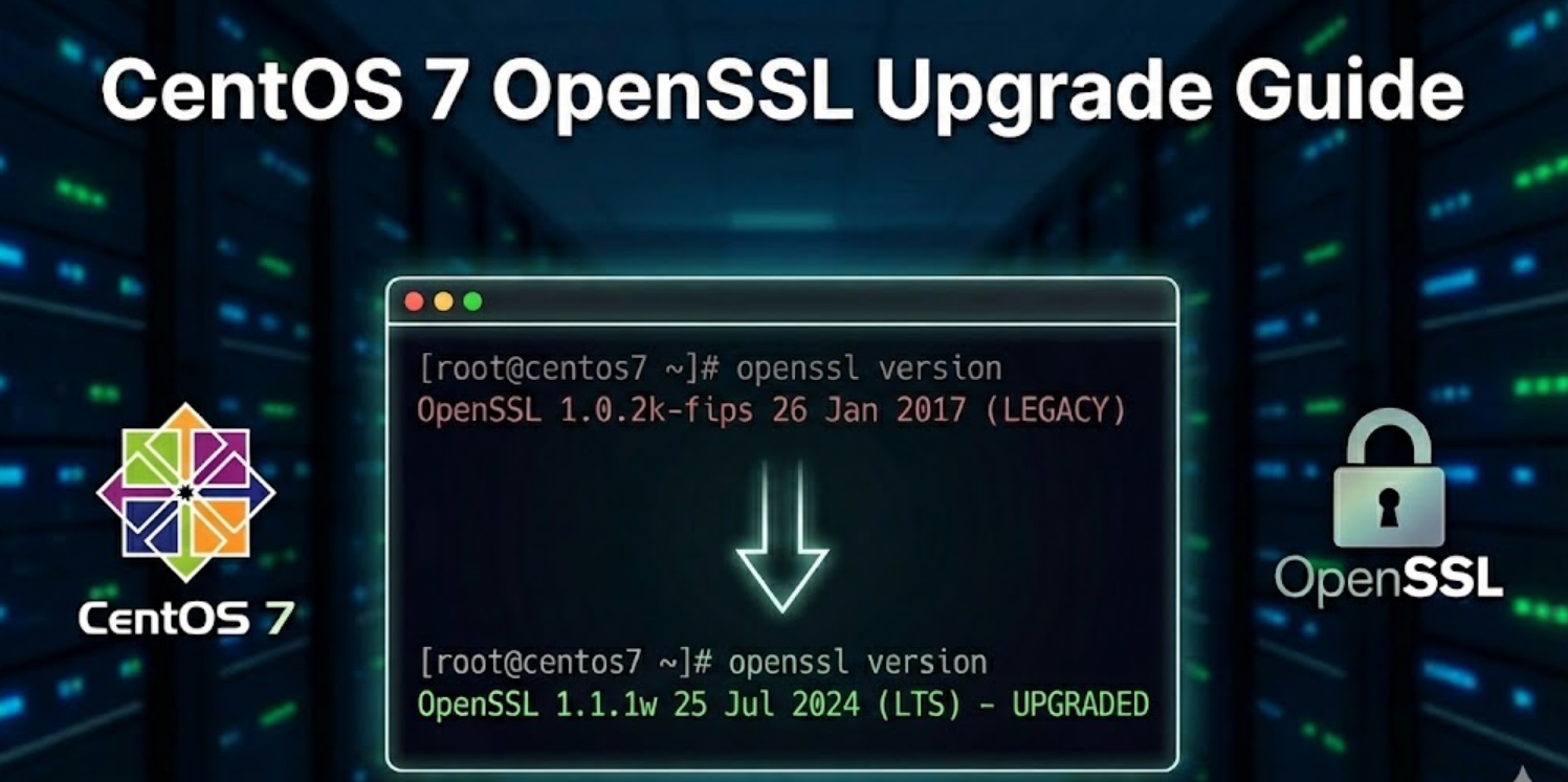 CentOS7源码编译升级OpenSSL 1.1.1解决Python3.10报错